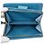 Cartera bi-fold Prada de piel Saffiano azul - vista 5