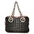 Borsa Tote Prada City Fori Nero Rosso