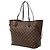 Borsa a tracolla Louis Vuitton Damier Neverfull MM Marrone - vista 2