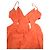 Zimmermann Coral Orange Linen Cutout V-Neck Midi Dress - view 11
