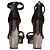 Tom Ford Sandales à plateforme en velours noir et métal Gunmetal EU 37 - vue 13