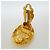Chanel Gold Clip-Ohrringe Golden - Ansicht 3
