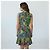Autre Marque Vestido Mini Saloni em Seda Estampado Floral e Bolinhas Multicor Verde - Ansicht 2
