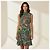 Autre Marque Vestido Mini Saloni em Seda Estampado Floral e Bolinhas Multicor Verde - Ansicht 4
