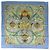 Hermès Foulard Hermes Carre 90 AMAZONIA Blu Multicolore