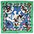 Hermès Foulard Hermes Carre 90 Feria de Sevilla Blu Multicolore Verde