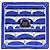 Hermès Foulard Hermes Carre 90 Les Ponts de Paris Blu