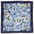 Hermès Foulard di seta Hermes Carre 90 Concerto Blu Multicolore