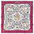 Hermès Foulard Hermes Carre 90 Pierres d' Orient et Occident Bianco Multicolore