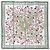 Hermès Foulard Hermes Carre 90 OEillets Sauvages Multicolore Verde chiaro