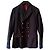 Gucci Navy Double-Breasted Blazer mit Emblem Dunkelblau