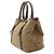 Borsa a mano/spalla 2 vie Prada in nastro jacquard Marrone Beige - vista 3
