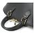 Borsa a mano Louis Vuitton Alma PM in pelle Epi, Noir Nero - vista 5