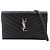 Portafoglio a catena Saint Laurent Cassandre Envelope Nero