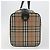 Borsa Boston Burberrys Nova Check Canvas Beige Gold Auth 191064 D'oro - vista 3