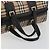 Borsa Boston Burberrys Nova Check Canvas Beige Gold Auth 191064 D'oro - vista 7