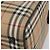 Borsa Boston Burberrys Nova Check Canvas Beige Gold Auth 191064 D'oro - vista 9