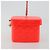 Borsa Vanity CHANEL Matelasse Pelle verniciata Orange Gold CC Auth bs36656SAM D'oro Arancione - vista 3