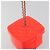 Borsa Vanity CHANEL Matelasse Pelle verniciata Orange Gold CC Auth bs36656SAM D'oro Arancione - vista 6