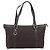 Borsa Tote GUCCI GG Canvas Abbey Outlet Marrone Scuro Argento 268640 Auth gh2299 - vista 2