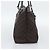 Borsa Tote GUCCI GG Canvas Abbey Outlet Marrone Scuro Argento 268640 Auth gh2299 - vista 3
