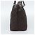 Borsa Tote GUCCI GG Canvas Abbey Outlet Marrone Scuro Argento 268640 Auth gh2299 - vista 4