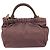 Borsa a mano Salvatore Ferragamo Vala Nylon 2way Marrone Tono Oro Auth BA14653 - vista 2