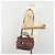 Borsa a mano Salvatore Ferragamo Vala Nylon 2way Marrone Tono Oro Auth BA14653 - vista 26