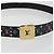 LOUIS VUITTON Gürtel Multicolor LV cut Belt Black M6890 LV Auth 193765V Schwarz - Ansicht 5