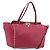 Borsa Tote VALENTINO Studs in pelle 2way Rosa Tono Oro Auth BA14571