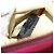 Borsa Tote VALENTINO Studs in pelle 2way Rosa Tono Oro Auth BA14571 - vista 12