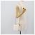 Borsa a tracolla CHANEL Matelasse con catena in pelle d'agnello 2way White Gold CC Auth 193425SAM Bianco D'oro - vista 26
