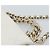 Borsa a tracolla CHANEL Matelasse con catena in pelle d'agnello 2way White Gold CC Auth 193425SAM Bianco D'oro - vista 8