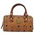 MCM Logogram Vicetos Mini Boston Bag PVC Leather 2way Brown Gold Auth 192428A Tasche Braun Golden - Ansicht 13