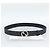 Cintura GUCCI GG Supreme Interlocking G Belt PVC 53.1"" Black 703147 Auth BA14141V Nero Argento - vista 11
