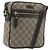 Sac à épaule GUCCI GG Supreme PVC Beige Gold 233268 Auth 195210 Doré