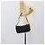 Céline Borsa a tracolla CELINE C Macadam Canvas Nero Argento Auth 193919A - vista 21