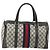 Borsa a Mano GUCCI GG Supreme PVC Pelle Navy Tono Oro Auth 194149 Blu navy - vista 2