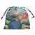 LOEWE Studio Ghibli Howl's Moving Castle Sophie Pouch Nylon Blue Auth 167482M - vista 13
