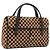 LOUIS VUITTON Damie Sovage Lion Hand Bag Black M92131 LV Auth bs36584 Nero