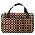 LOUIS VUITTON Damie Sovage Lion Hand Bag Black M92131 LV Auth bs36584 Nero - vista 2
