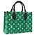 LOUIS VUITTON Monogram Jacquard Velvet On The Go PM Green M46216 Auth 193752SAM Verde