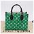 LOUIS VUITTON Monogram Jacquard Velvet On The Go PM Green M46216 Auth 193752SAM Verde - vista 12