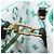 LOUIS VUITTON Monogram Jacquard Velvet On The Go PM Green M46216 Auth 193752SAM Verde - vista 17