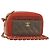 Borsa a tracolla CHANEL Matelasse con catena in pelle d'agnello arancione e CC dorato Auth 192436SAM D'oro