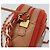 Borsa a tracolla CHANEL Matelasse con catena in pelle d'agnello arancione e CC dorato Auth 192436SAM D'oro - vista 9