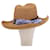 Cappello PRADA Paglia Marrone Auth BA14694M  - vista 2