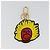 LOUIS VUITTON Porte Cles Face Leather Bag Charm LVxYK Yellow M01130 Auth 194698M Giallo - vista 2