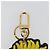 LOUIS VUITTON Porte Cles Face Leather Bag Charm LVxYK Yellow M01130 Auth 194698M Giallo - vista 3