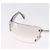 Bulgari Gafas de sol al aire BVLGARI Metal Clear Silver Auth BA14525 Plata - vista 3